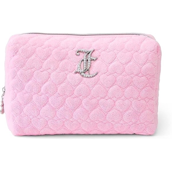 Juicy Couture Pink Quilted Women's Toiletry Bag - Picture 1 of 4